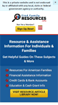 Mobile Screenshot of findfamilyresources.info